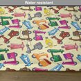 thumbnail image 6 of Ambesonne Cartoon Place Mats Set of 4, Colorful Motorcycles, Standard Size, Blue Yellow, 6 of 6