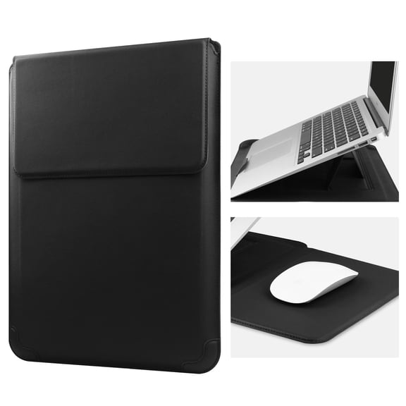 NexTone 15 16 Inch Laptop Sleeve Case Leather Bag for MacBook Pro 16 2021 & 2019/ASUS Vivobook 15/Huawei MateBook D15/HP 15.6" PC/MacBook Pro 15/Surface Laptop 3/Dell Inspiron 15/IdeaPad, Pink