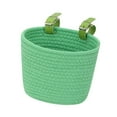 thumbnail image 4 of Almencla Kids Bike Basket Carrier Front Basket for Boys Girls Children Riding Green, 4 of 8
