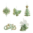 thumbnail image 3 of 5 piezas de adornos navideños, decoración navideña, colgantes con dijes, decoraciones navideñas para porche, interior, festival, celebración, patio, 3 of 7