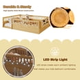 thumbnail image 6 of Full Size Toddler Floor Bed Frame, Montessori Floor Bed with Guardrails, Pine Wood Bed Frame for Kids, No Slats Included, Natural, 6 of 9