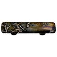 thumbnail image 1 of Metallic Fractures Black Rectangle Glass Cabinet Pull - Black Post, 1 of 1