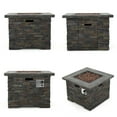 thumbnail image 3 of 40000 BTU Grey Gas Fire Pit Table for Enjoying Warm Nights, 3 of 7