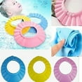 thumbnail image 3 of Baby Shampoo Bathing Caps Adjustable Soft Adjustable Hat Elastic Ear Eye Protection Hair Wash Head Cover for Toddler Infant Kids Yellow, 3 of 6