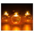 thumbnail image 3 of Crystal Glass Candle Holder Romantic European Style Spherical Candlestick, 3 of 5