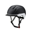thumbnail image 1 of Yuarrent El casco duradero y resistente para ciclistas garantiza protección deportiva Cascos de ciclismo cómodos Ciclismo en blanco y negro METRO【55-58CM】, 1 of 6