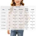 thumbnail image 2 of Ultrave Girls' Hooded Jacket, Zip Up Elastic Cuff Hem Cute Coat Long Sleeve Casual Windbreaker with Side Pockets for 1-9Y, 2 of 8
