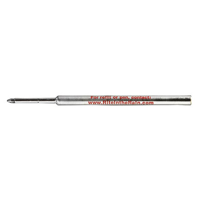 Rite in the Rain Recharge Stylo Résistant aux Intempéries - Encre Rouge - (N° 57R), 3,5 x 0,187 x 0,25