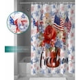 thumbnail image 6 of Watercolor Vintage Flowers Shower Curtain, Spring Summer Shower Curtain Set with Hooks, Spring Summer Waterproof Fabric Shower Curtains for Bathroom Decor, 72x84 Inch Bath Curtain, 6 of 6