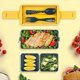thumbnail image 2 of Bento Box Adult Lunch Box Stackable,Bento Boxes for Adults Kids Lunch Containers, 2 of 4