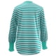 thumbnail image 5 of MHFRRA Blusa Informal Cómoda de Manga Larga con Cuello Redondo y Rayas a La Moda, Suave y Elástica, para Uso Diario Verde, 5 of 5