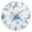 Gold Needle, variant on 10" Artistic Round Wall Decorative Desk Clock Wall Clock Home Decor Blue Pastel Flowers