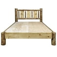 thumbnail image 6 of Glacier Country Collection California King Platform Bed w/ Laser Engraved Wolf Design, 6 of 6