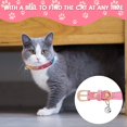 thumbnail image 4 of Jinsinto Rhinestone Cat Collar with Bells, Colorful Shiny Crystals, Adjustable Collars, Puppies (Pink, Size XS), 4 of 5