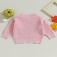 thumbnail image 4 of Chandail Tricoté pour Bébé Fille Garçon, Chandail d'Halloween, Chandail Molletonné Chaud à Col Rond, Manches Longues, Hauts pour Nourrisson Tout-Petit, 4 of 8