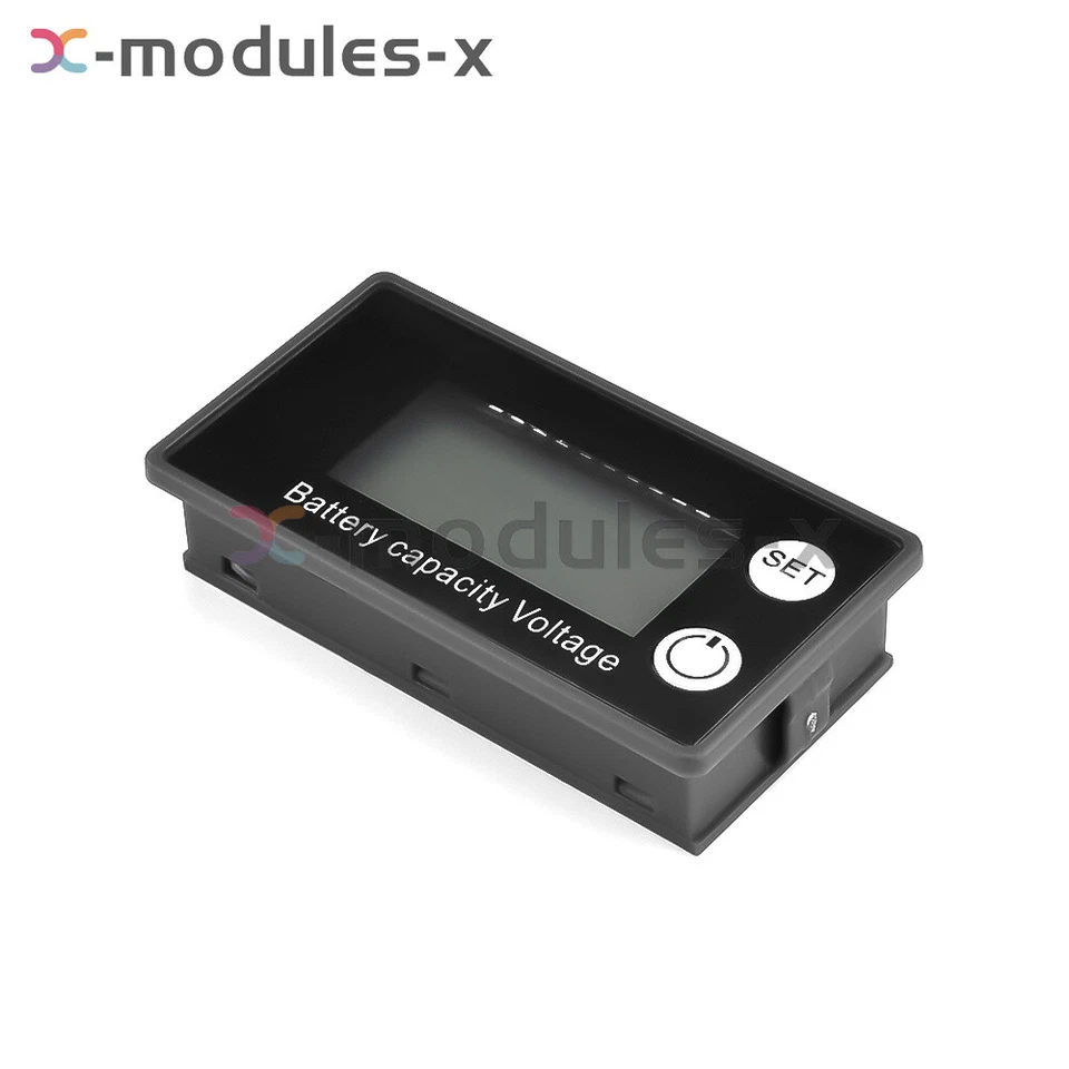 CRESTIN- 2X 6133A Lcd Voltage Meter Dc8V-100 Voltmeter Battery Power Dual Display Us