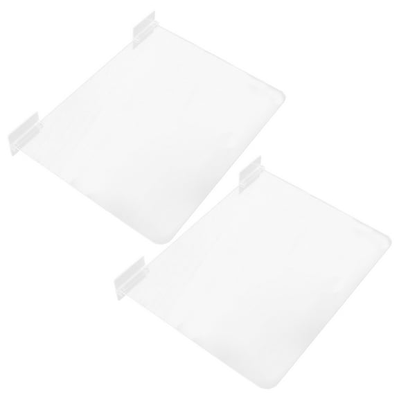 Masteelf 2pcs Shelf Divider For Closet Acrylic Shelf Divider For Wooden Shelving Organizer Closet Bedroom Kitchen Office