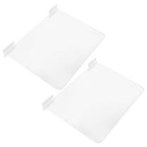 Masteelf 2pcs Shelf Divider For Closet Acrylic Shelf Divider For Wooden Shelving Organizer Closet Bedroom Kitchen Office