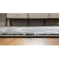 thumbnail image 5 of Unique Loom Oasis Collection Area Rug - Breeze (5' x 8' Oval Gray/Ivory), 5 of 7