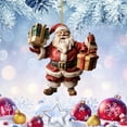 thumbnail image 1 of Colgante Plano Acrílico De Papá Noel Adorno Colgante Para Árbol De Navidad Manualidades 2D Para Fiestas De Navidad Y Año Nuevo El Regalo Perfecto Para Estas Fiestas. Feliz Navidad, 1 of 2