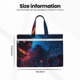 thumbnail image 3 of Pofeuu Spooky Halloween Night Scene Print Laptop Bag Carrying - Computer Bag Laptop Case Shoulder Slim Work Travel, 3 of 8