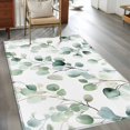 thumbnail image 2 of Spring Watercolor Area Rugs 3x5 ft Sage Green Eucalyptus Plant Leaves Washable Rug Non Slip Indoor Carpet Absorbent Floor Mat for Living Room Bedroom Dining Room, 2 of 9