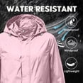 thumbnail image 6 of Enjoytime Rain Jacket Women Waterproof Lightweight Hooded Plus Size Raincoat Packable Outdoor Hooded Windbreaker, 6 of 8