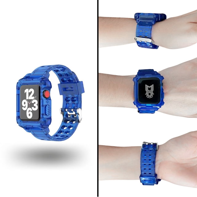 Correa para Apple Watch compatible con 38mm/40mm con protector de pantalla de uso Rudo. Mamá Pulpo Uso Rudo