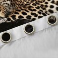 thumbnail image 4 of jejeloiu Wild Cheetah Blackout Curtains Set of 2 (52x84 Each),Woodland Animal Window Curtains,Black Brown Curtains and Drapes For Adults,Ultra Soft Home Decor, 4 of 6