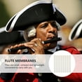 thumbnail image 2 of RUNROTOO 8 Sheets Dizi Membrane Diaphragms For Reed Flute Easy To Install Replace Durable Flute Tools Musicians, 2 of 6