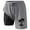 Grey, variant on Men's Swim Trunks with Compression Liner, Inseam Board Shorts, Pockets, Polyester & Spandex Material, for Water Sports