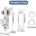 thumbnail image 2 of shiyou-Storefront Mortice Hook Door Lock,Mortise Lock Set Interior Door Without Skeleton Key,Commercial Door Locks Mortise Cylinder,Storefront Mortice Hook Door Lock(Size:6.85x1x1.77inch), 2 of 4