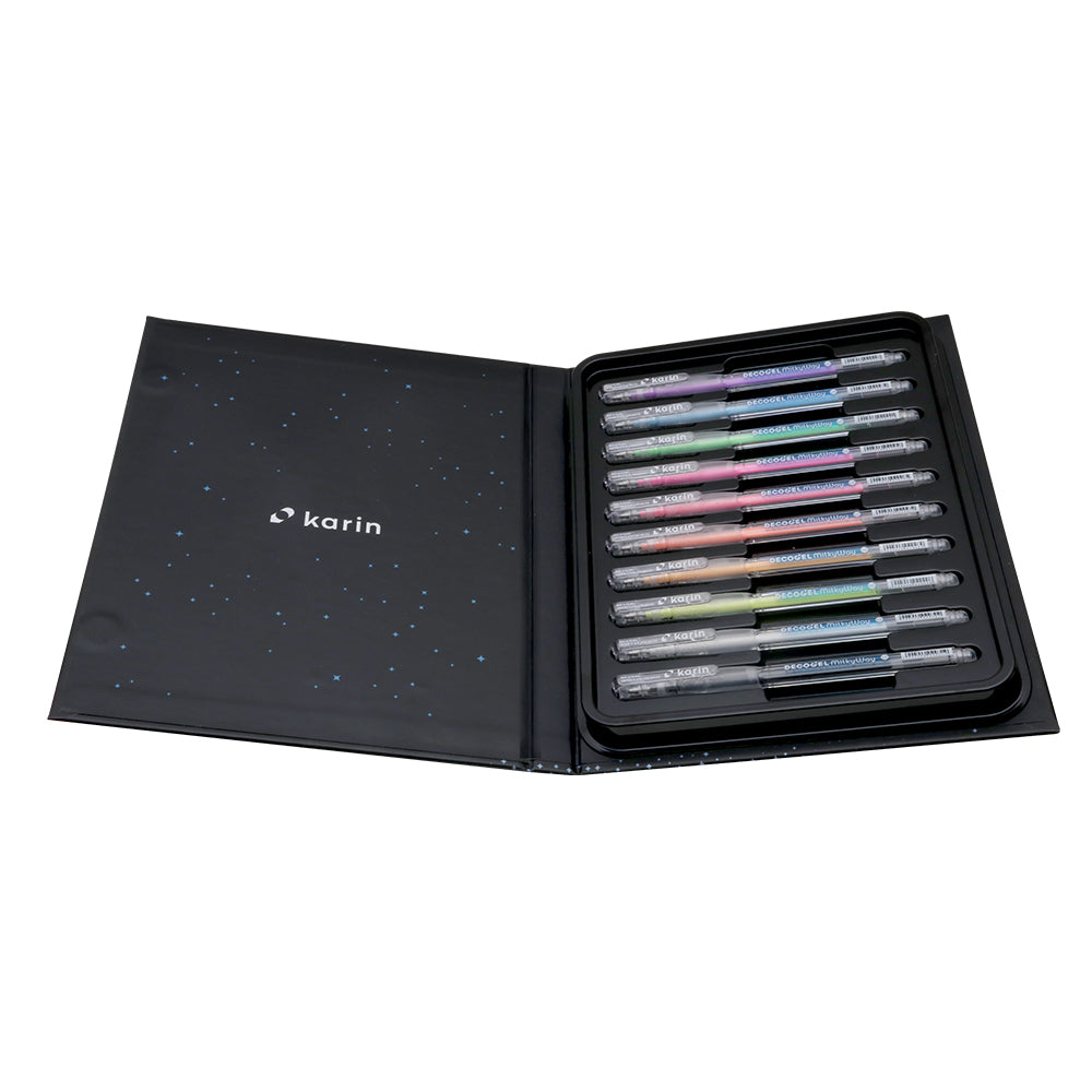 Karin DecoGel MilkyWay Pens - Assorted Colors, Set of 10