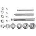thumbnail image 5 of Kit de herramientas para cojinetes de rueda, herramienta extractora de cojinetes de elemento de presión para montaje y reacondicionamiento, 17 Uds., Plata, 5 of 5