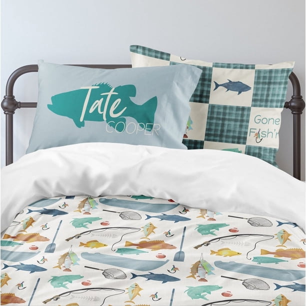 Juego de cama infantil Fishing Time (edredón o funda nórdica)