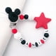thumbnail image 2 of Cabeza de ratón estilo hecho a mano personalizado nombre chupete Clips silicona Attache Tetine Personnalise Infant Chupetero Personalizado Tan Jianjun unisex, 2 of 2