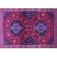 thumbnail image 1 of Ahgly Company Indoor Rectangle Persian Purple Traditional Area Rugs, 2' x 5', 1 of 4