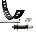 thumbnail image 2 of Wheel Shop, Evo JP73 Black/ Novatec D202SB, Wheel, Rear, 26'' / 559, Holes: 32, 12mm TA, 197mm, Disc IS 6-bolt, Shimano HG, 2 of 2