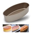 thumbnail image 1 of QualitChoice Oval Shape Nonstick Baking Tray Bread Loaf Mold Cheese Cake Cake Pan Kitchen Cooking Baking Tool, 1 of 6