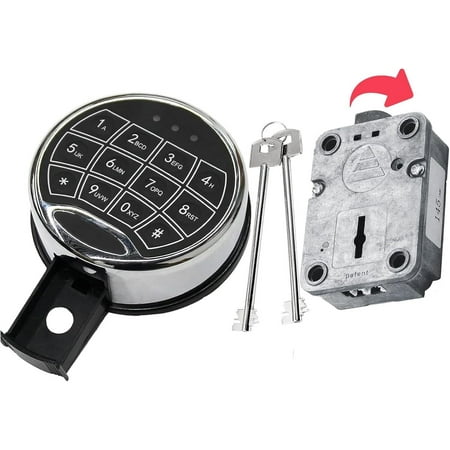 Gun Safe Lock Replacement & Right Swing Bolt Lock Digital Electronic Keypad Lock