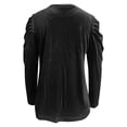 thumbnail image 3 of VISALY Women's Puff Long Sleeve Velvet Tops Base Layers Crewneck Blouses Stretchy Slimming Shirts Trendy Dressy Casual Blouses Elegant Office Shirts Fall Classy Work Holiday Party Outfit Black L, 3 of 9