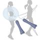 thumbnail image 4 of Cuerda de saltar para entrenamiento de fitness, ajustable con asas esmeriladas Azul, 4 of 8