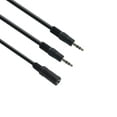 thumbnail image 3 of Ancable 6ft 3.5mm Stereo Female to 2-Male Y-Splitter Audio Cable, 3 of 7
