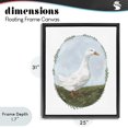 thumbnail image 4 of Stupell Industries Rustic Lodge Gentle Duck in Meadow Black Floating Frame Canvas Art, 25 x 31, by Sara Baker, 4 of 8
