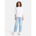thumbnail image 4 of Time and Tru Women's and Women's Plus Crewneck Sweatshirt with Long Sleeves, Sizes XS-4X, 4 of 5