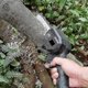 thumbnail image 5 of Cordless Handheld Chainsaw with 2 Batteries & Charger, Battery-Powered Portable Electric Saw for Garden Tree Cutting - Red, 5 of 5