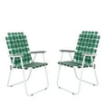 thumbnail image 3 of Brezey 2 Pack Folding Web Chair Beach Chair Lawn Patio Webbed Strap Furniture, 3 of 9