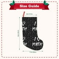 thumbnail image 3 of Sikiie I love Math Christmas Stockings,18 Inches Christmas Stockings Xmas Hanging Stockings for Family Christmas Decorations & Gifts, 3 of 7