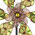 thumbnail image 2 of Molino Molino de viento de mariposa giratorio luminoso, hilanderos de viento giratorios de arte de hierro (amarillo), 2 of 7