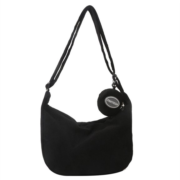 Aellinatey Modern Small Corduroy Crossbody Bag for Women Messenger Bag for Work Travel